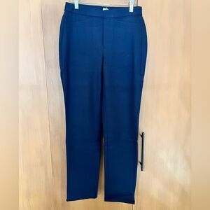 JJill Ponte Slim Leg Pants, pull on, navy blue (deep blue), misses XS